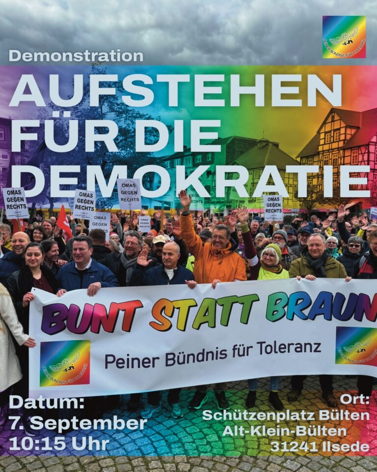 Aufstehen für die Demokratie: Ein starkes Zeichen gegen Rechtsextremismus und Rassismus